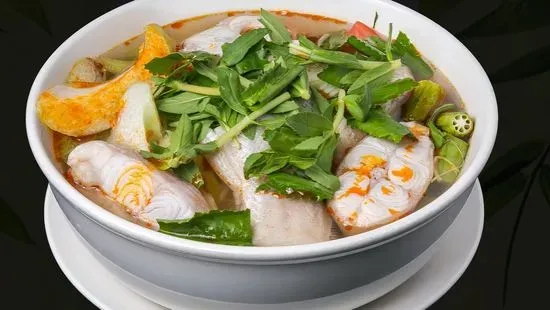 118. Canh Chua Ca (Hot, Sweet and Sour Soup with Catfish)