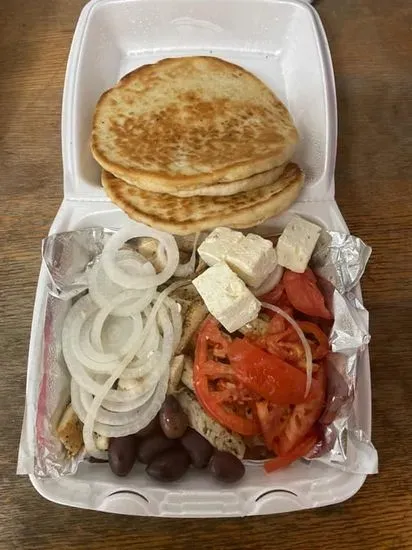 Chicken Gyros Platter with Fries