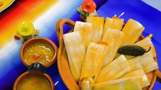 Hot/Spicy Pork with Red Chili Tamales