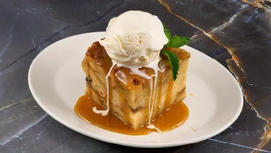 White Chocolate Banana Bread Pudding