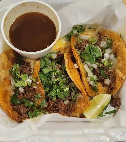 Birria Tacos + Cheese  ( ONLY SATURDAY)