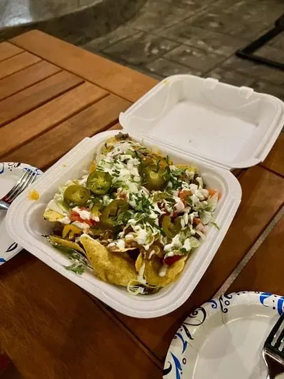 Nachos Locos with Meat