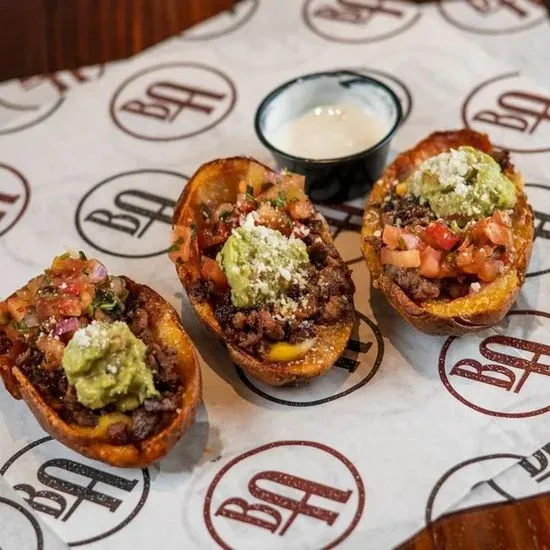 Carne Asada Supreme Potato Skins