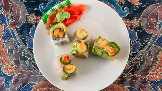 F19. Hamachi Jalapeño Roll