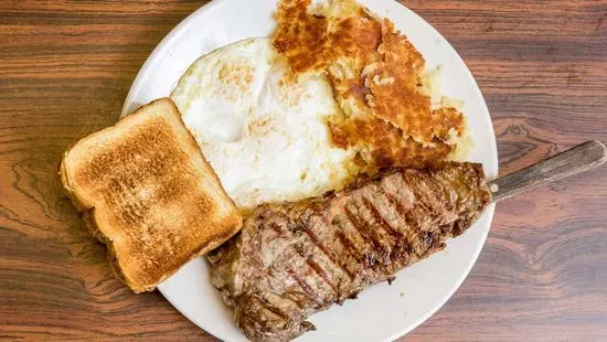 Skirt Steak & 3 Eggs