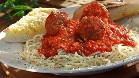 Spaghetti  or Ziti with Meatballs