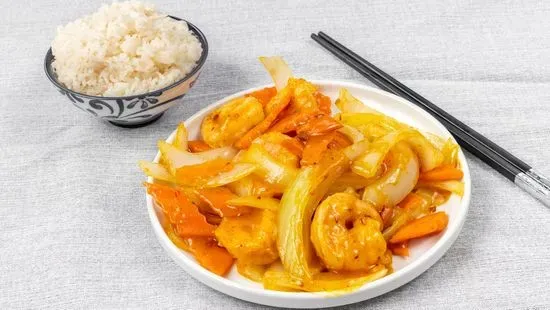 #99. Shrimp w/ Curry Sauce