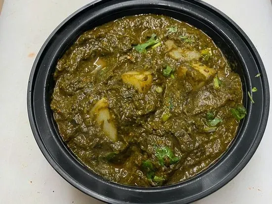 Saag Aloo curry
