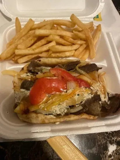 Gyro Sandwich w/fries 