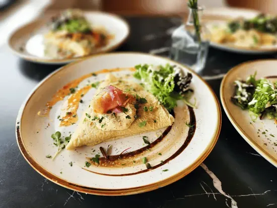 Chipotle Smoked Salmon Crepe