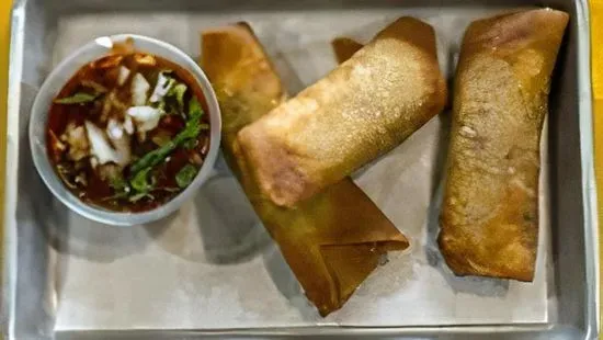 Birria Eggrolls & Consomé