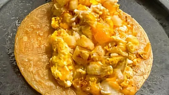 Potato+Egg+Cheese Taco