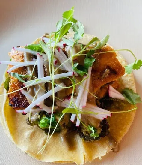 Add (1) Salmon Taco (Contains Gluten)