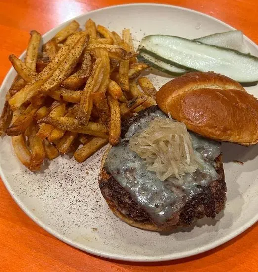 Venison Double Smash Burger