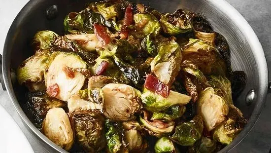 Crispy Brussels Sprouts & Bacon