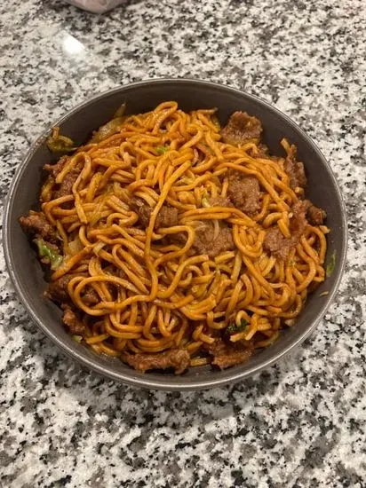 35. Shrimp or Beef Lo Mein / 蝦或牛撈麵