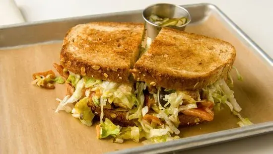 Warm Chicken Salad Sandwich