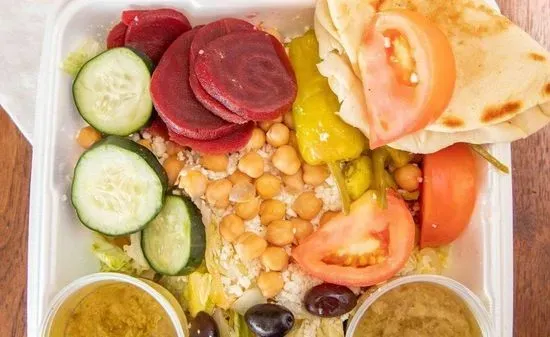 Soup and Small Greek Salad (bowl)