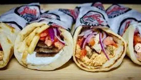 Chicken Gyro with Fries