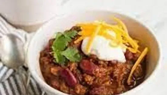 Chili with beans cup