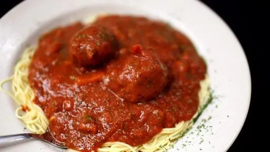 Spaghetti Bolognese with Meatballs