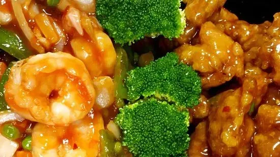 Steamed Shrimp with Broccoli