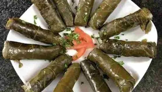 Lamb Grape Leaves Dinner