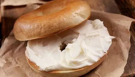 Bagel with cream cheese