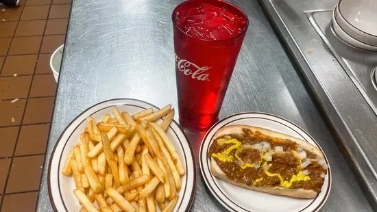 1 Coney and Fries & Pop