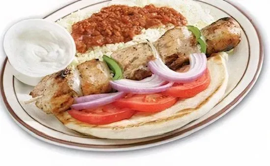 Chicken Kebab with Rice