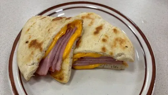 Grilled Ham and Cheese Pita