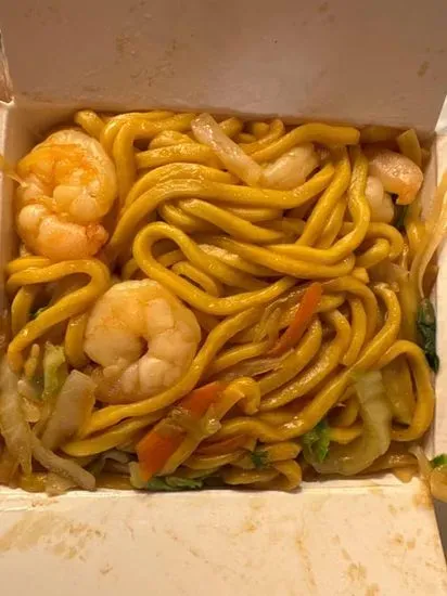 Shrimp Lo Mein / 虾捞面