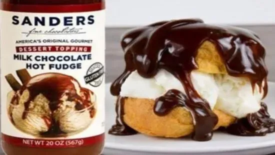 Hot Fudge Cream Puff