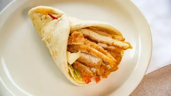 Buffalo Chicken Fingers Pita