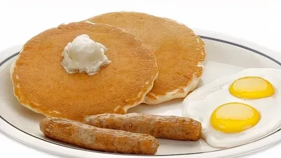 2 eggs / 2 pancakes