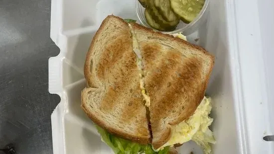 Egg Salad Sandwich with Cheese