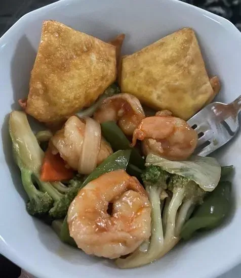 92. Shrimp w. Mixed Vegetable