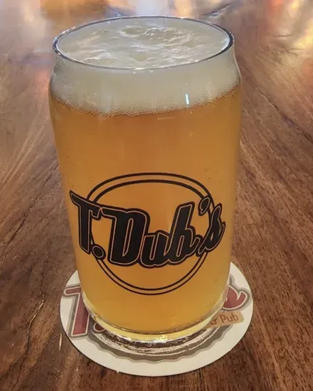 T.Dub's Beer Can Glass