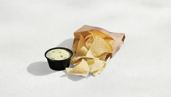 Chips & Green Chile Queso