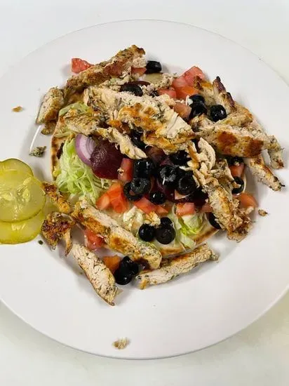 Chicken Greek Pita