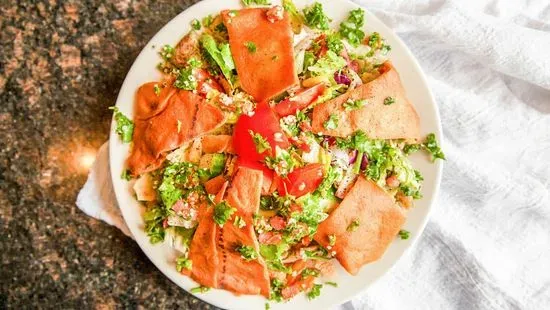 Fattoush Shawarma Salad