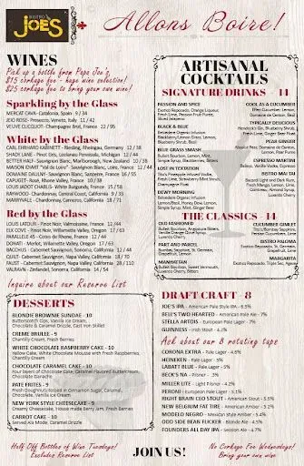 Drink Menu