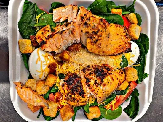 Salmon Caesar Salad