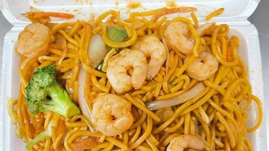 27. Shrimp Lo Mein 虾捞面