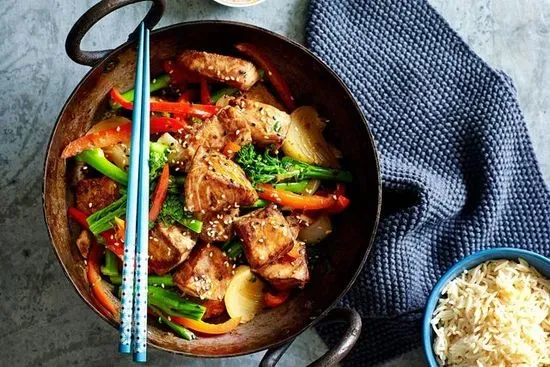 SALMON STIR FRY