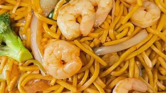 Shrimp Lo Mein 虾捞面