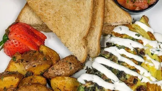 Huron Lighthouse Veggie Omelet