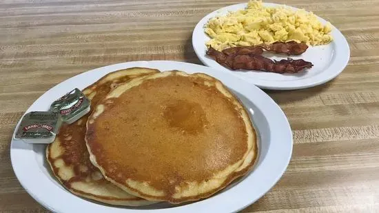 Two Pancakes, Two Meat & Two Eggs