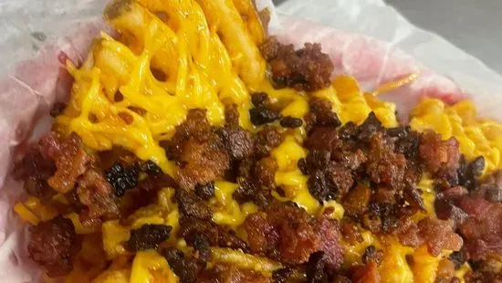 Bacon Cheddar Waffle fries