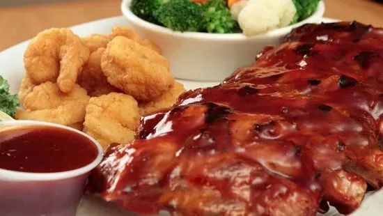 BBQ Ribs & Fried Shrimp